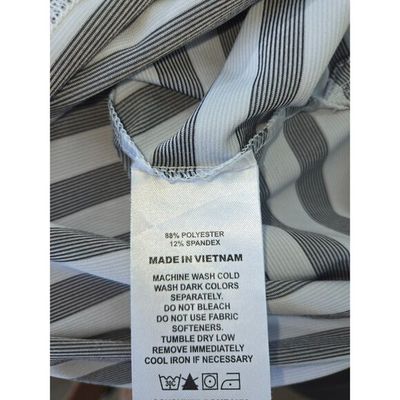 FootJoy FJ Mens Athletic Fit Golf Polo XL Striped Lisle - Picture 5 of 7